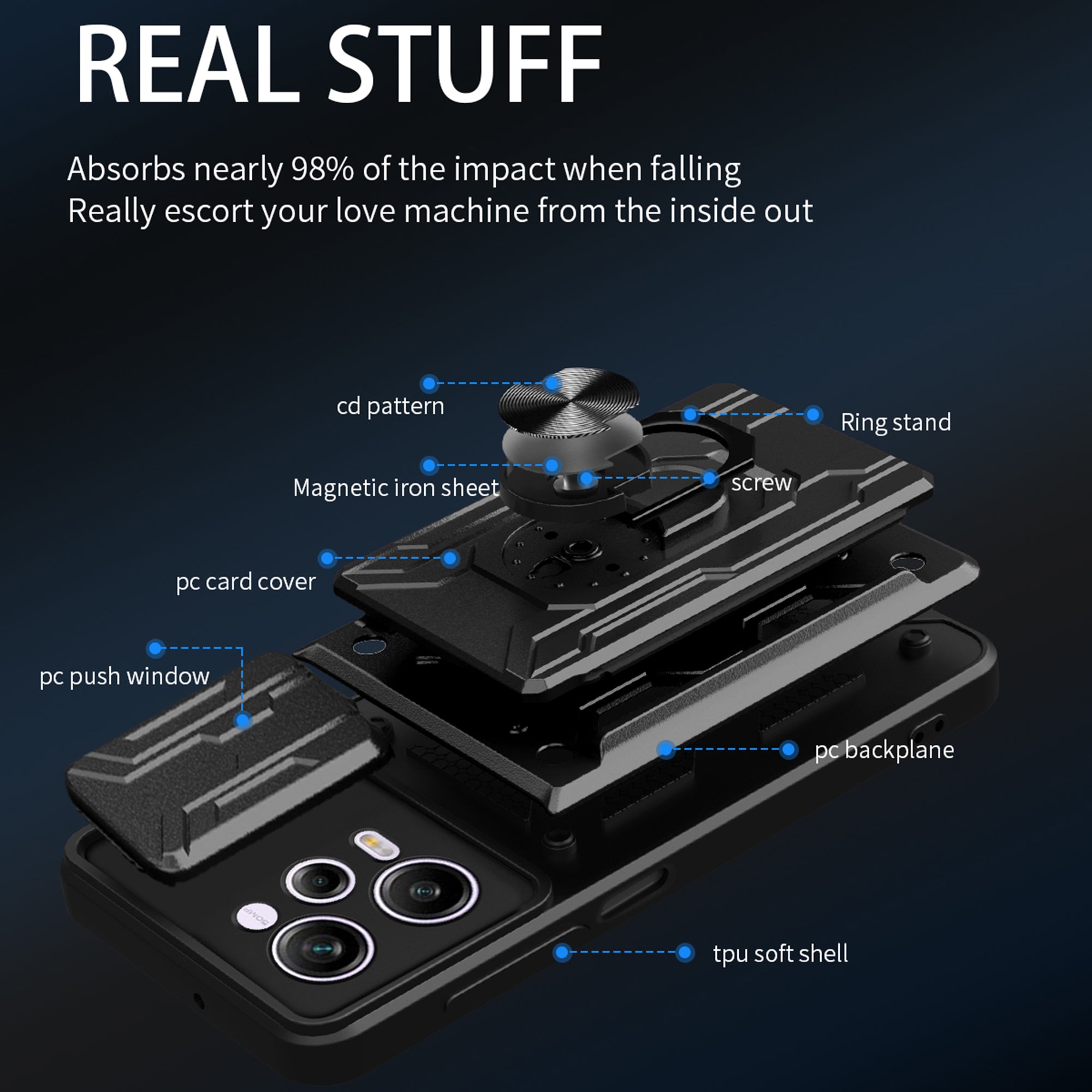 For Xiaomi Redmi Note 12 Pro 5G PU Leather Stand Wallet Cover Finger Ring Kickstand PC TPU Phone Case Slide Camera Protection Cover with Card Holder For Xiaomi Redmi Note 12 Pro 5G PU Leather Stand Wallet Cover Finger Ring Kickstand PC TPU Phone Case Slide Camera Protection Cover with Card Holder